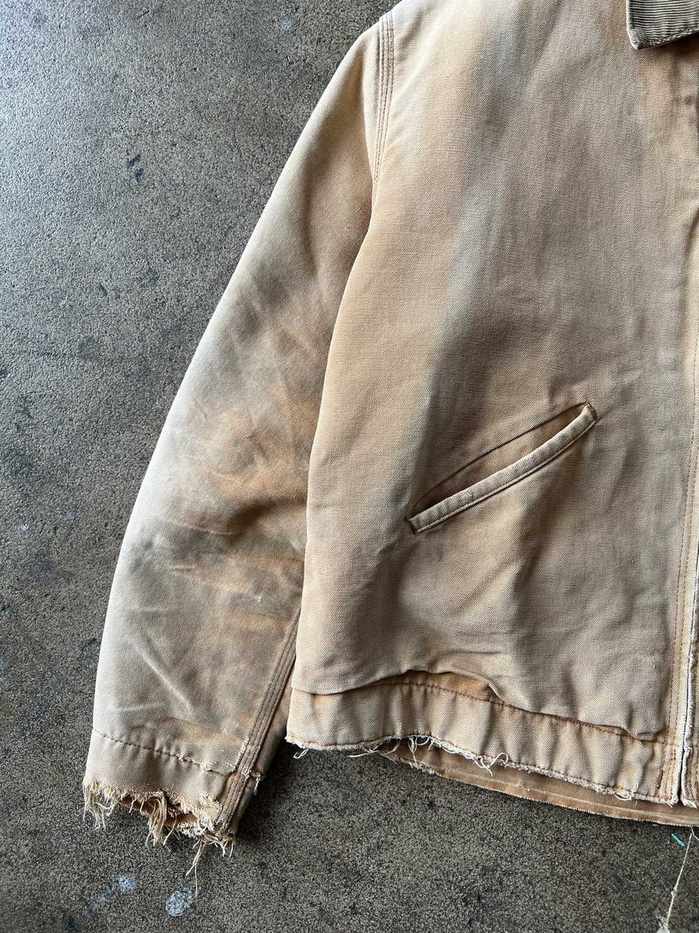 1970s Carhartt Detroit Jacket Faded Tan - image 3