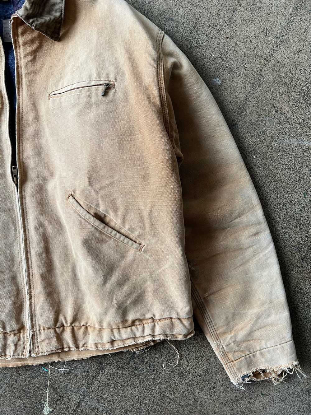 1970s Carhartt Detroit Jacket Faded Tan - image 4