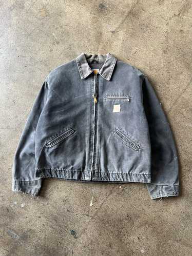 1990s Carhartt Detroit Jacket Petrol Gray