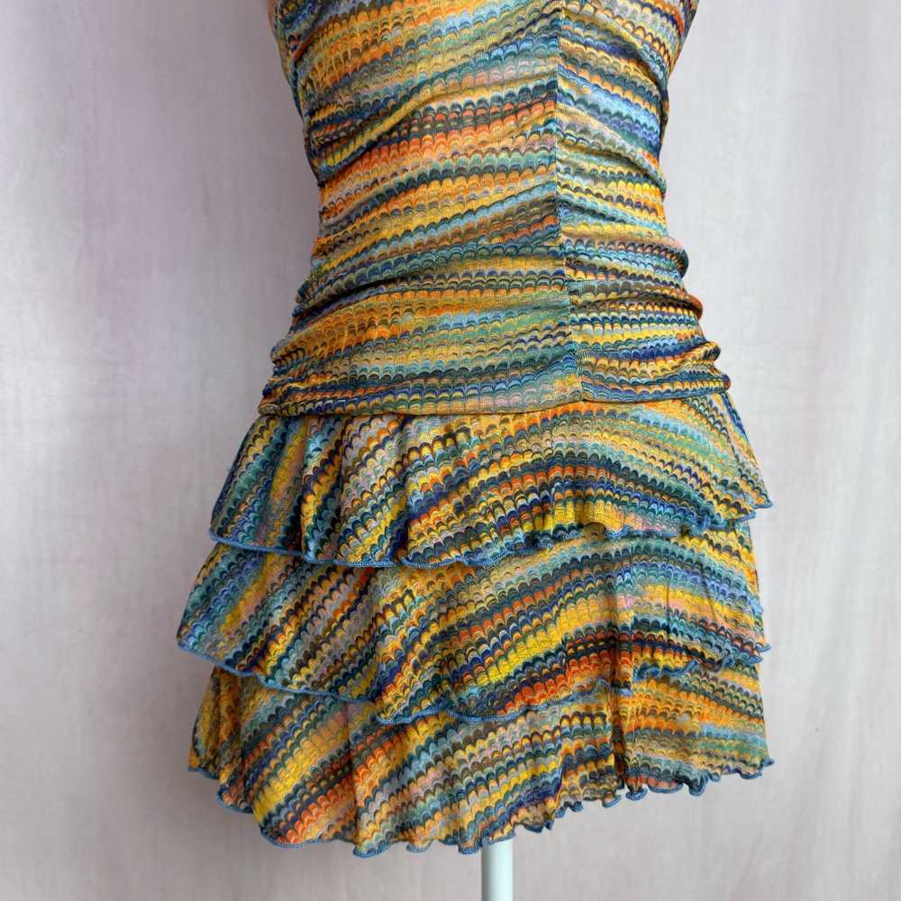 Other Wild Fable Zigzag Ruched Tiered Mini Dress,… - image 3