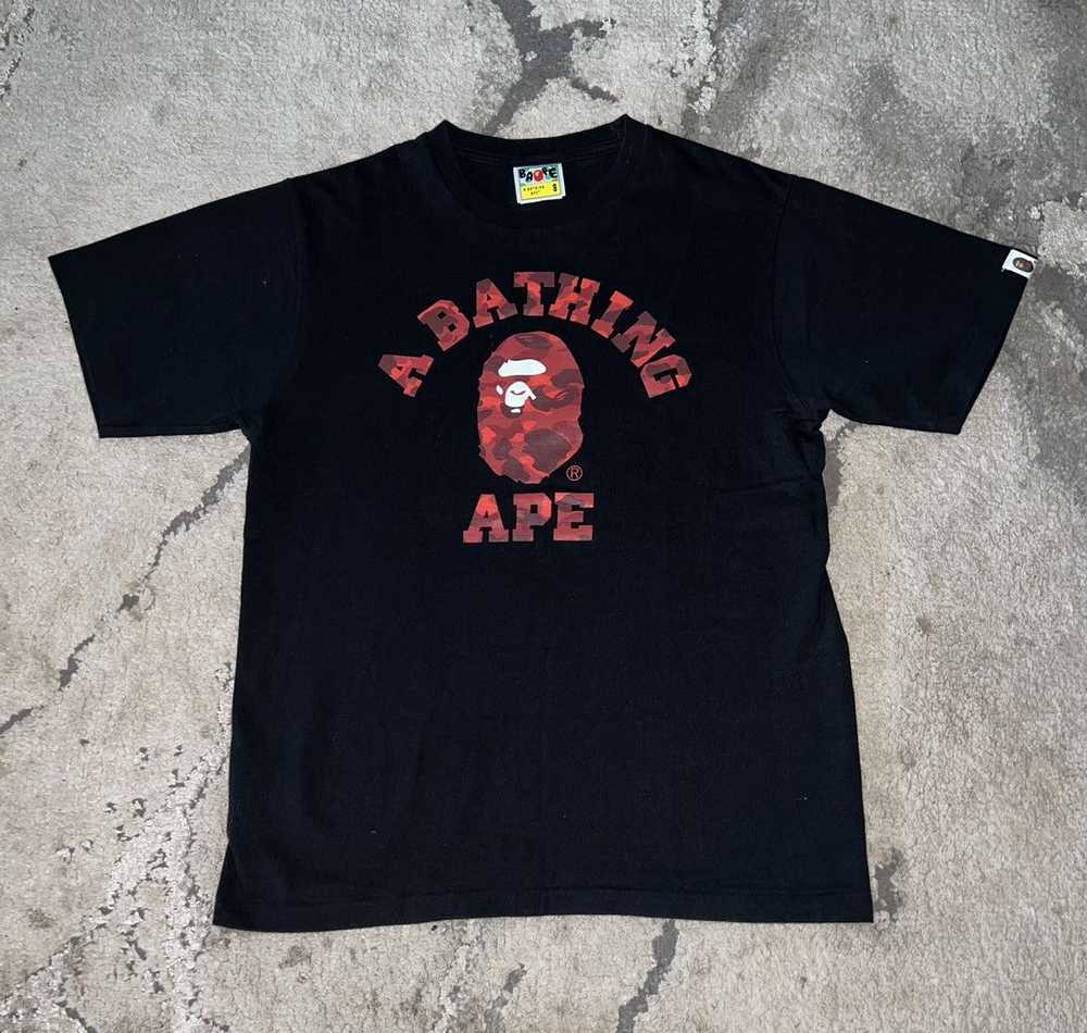 Bape Bape Color Camo College Tee 🩸 - image 1