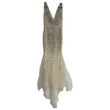 Oscar De La Renta Glitter maxi dress - image 1