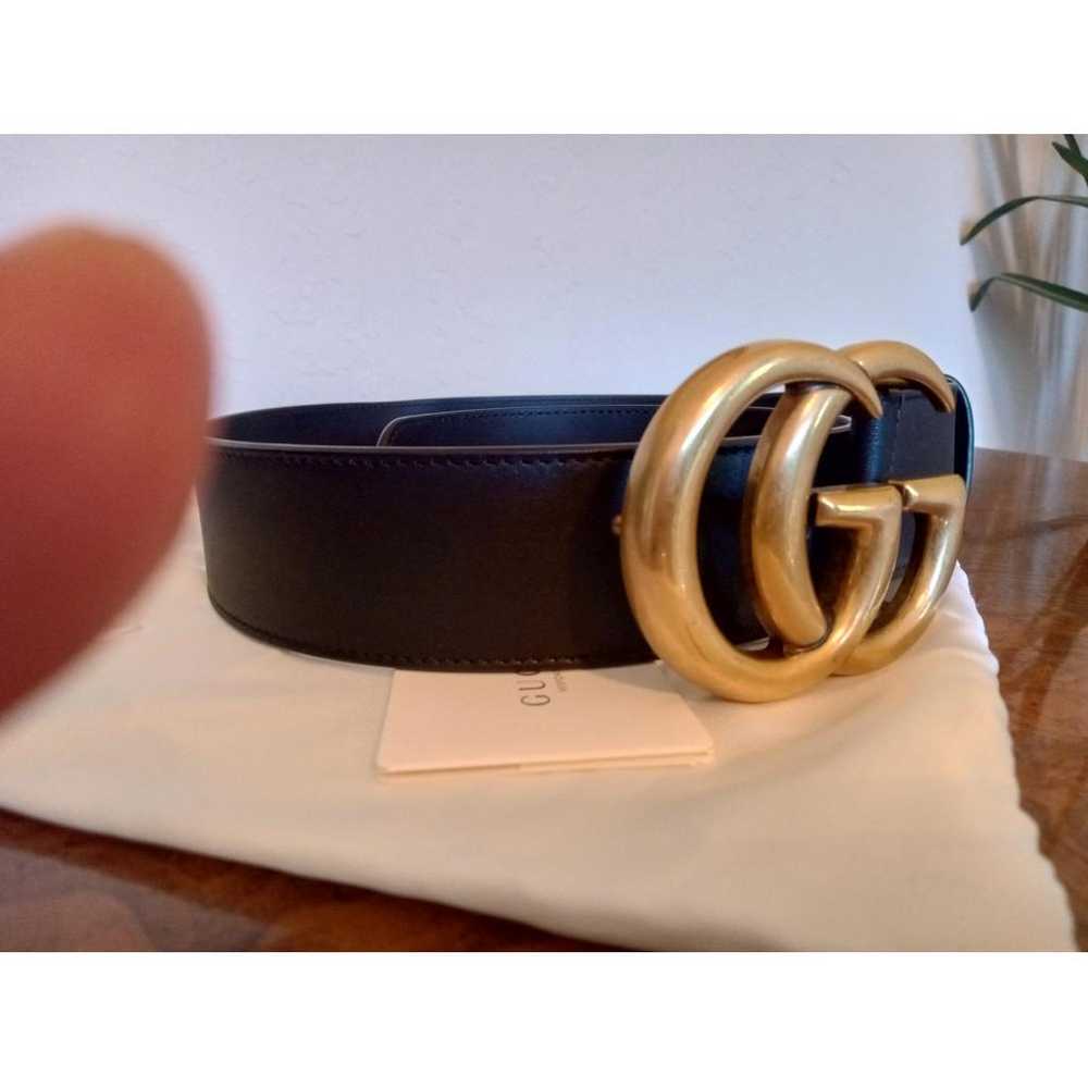 Gucci GG Buckle leather belt - image 2