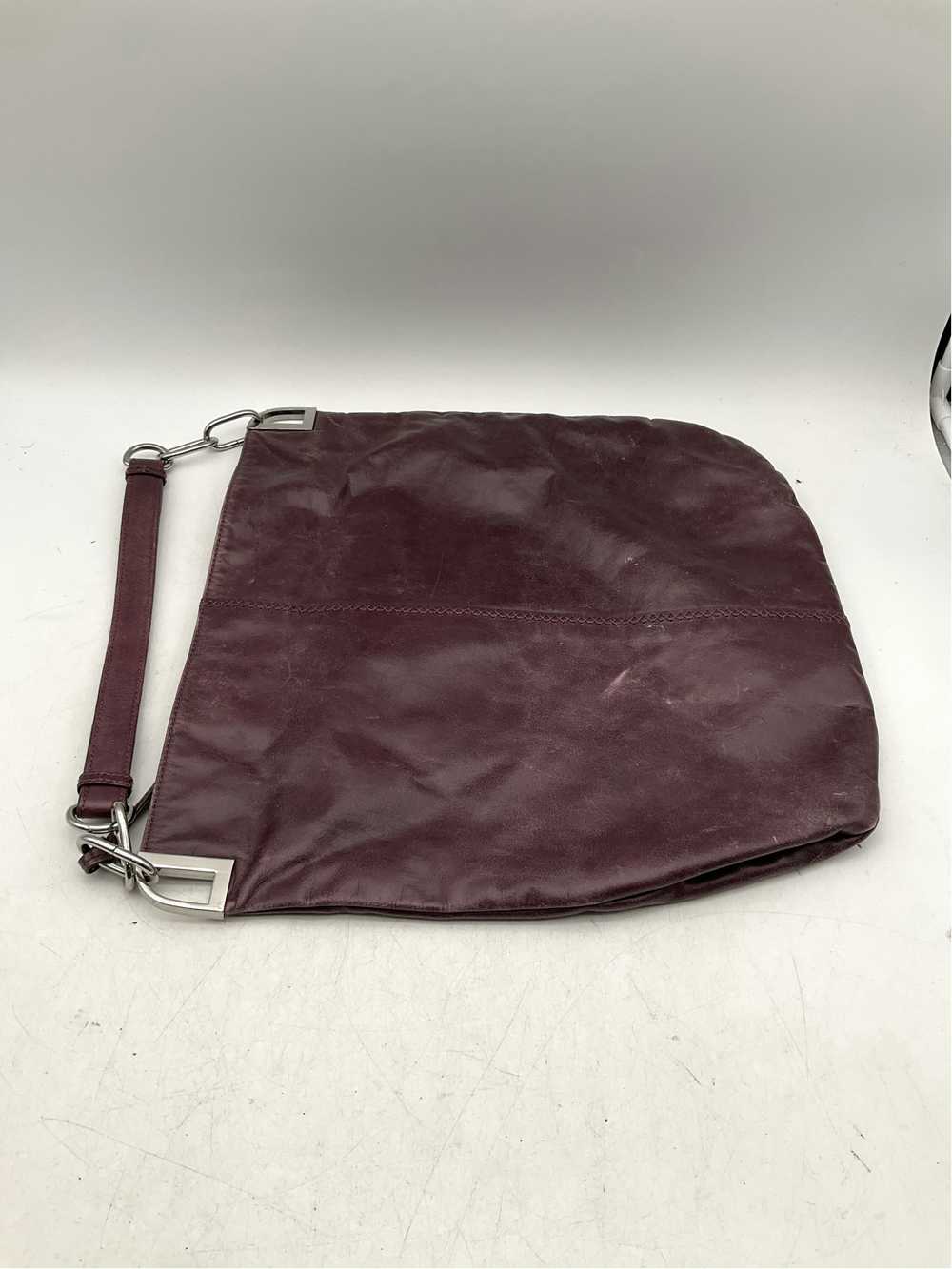 Badgley Mischka Womens Hobo Shoulder Bag Purple L… - image 3