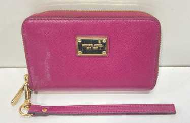 Michael Kors Leather Zip Around Card Wristlet Wal… - image 1