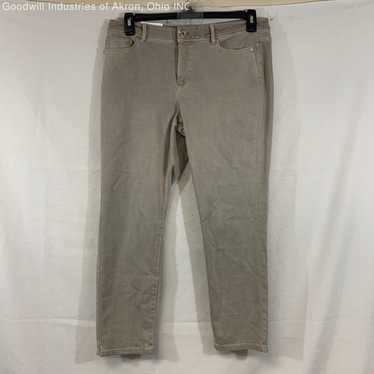 J. Jill NWT J.Jill Denim Light Grey Women's Slim … - image 1