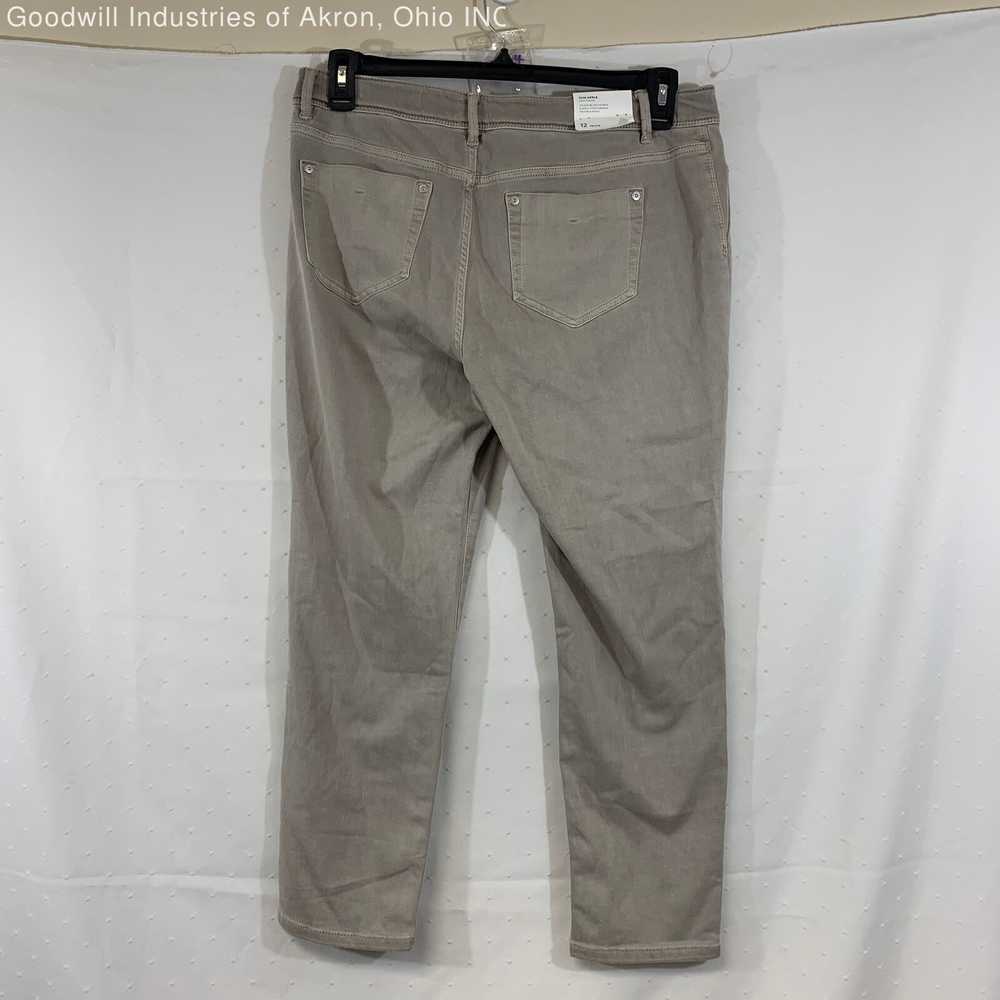 J. Jill NWT J.Jill Denim Light Grey Women's Slim … - image 2