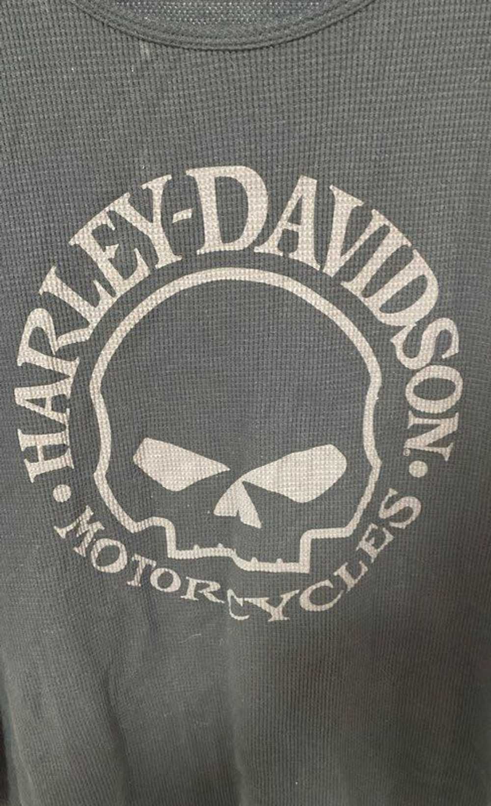 Harley-Davidson Womens Black Thermal Long Sleeve … - image 5