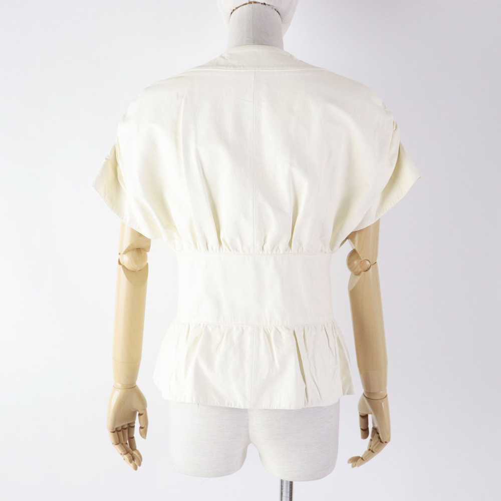 CHANEL leather jacket P60304 lambskin Ivory LA PA… - image 4