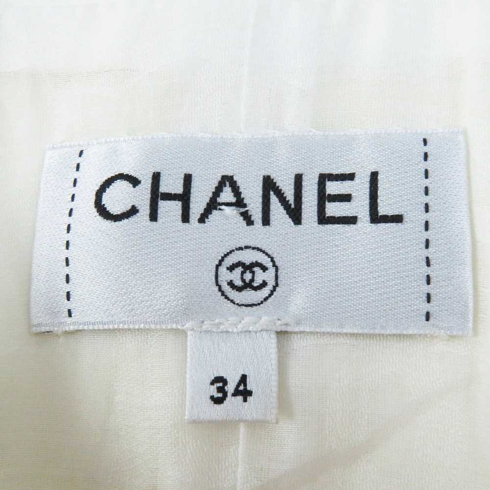 CHANEL leather jacket P60304 lambskin Ivory LA PA… - image 7