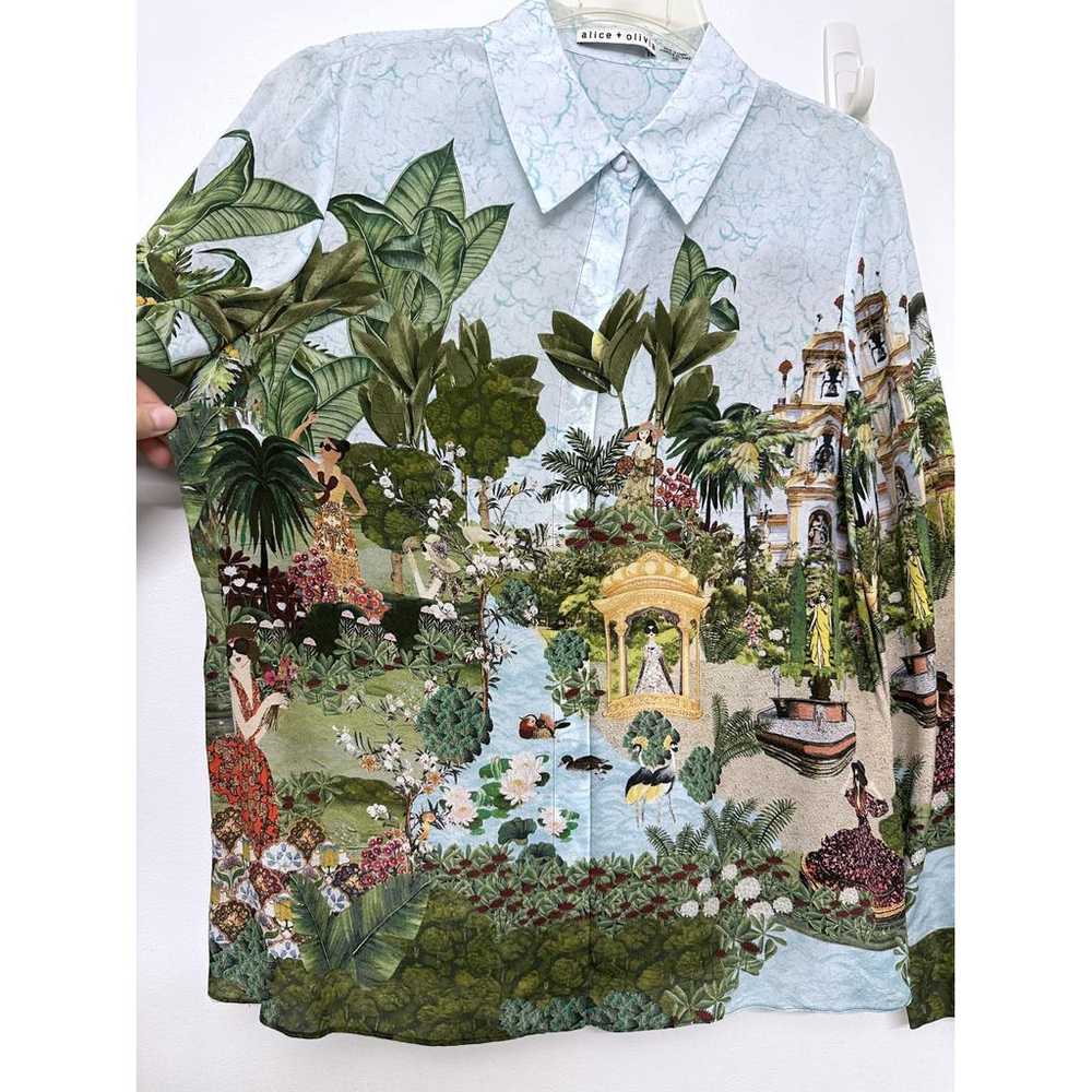 Alice & Olivia Silk blouse - image 7