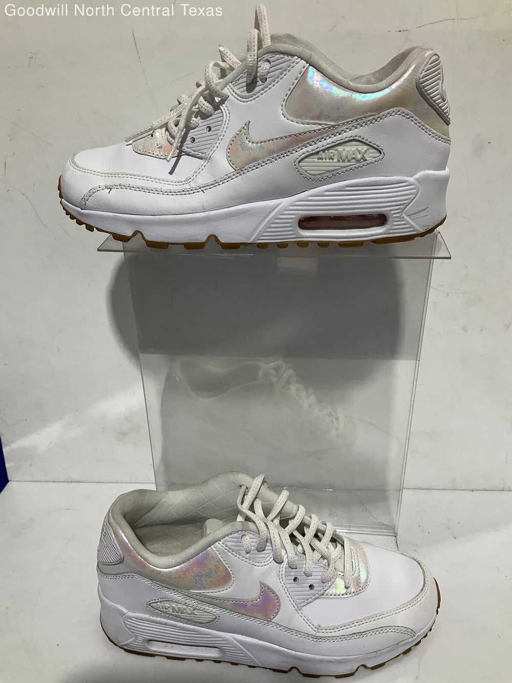 Nike Air Max 90 White Athletic Shoe Women 5.5 - image 6