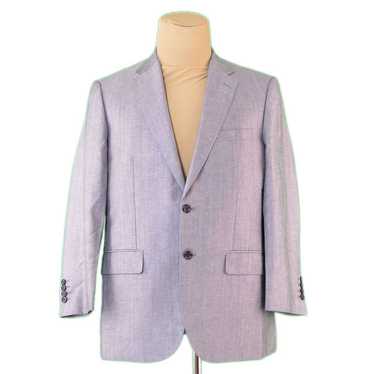 Burberry Jacket 2 Buttons Tailored Gray 75 Wool 2… - image 1