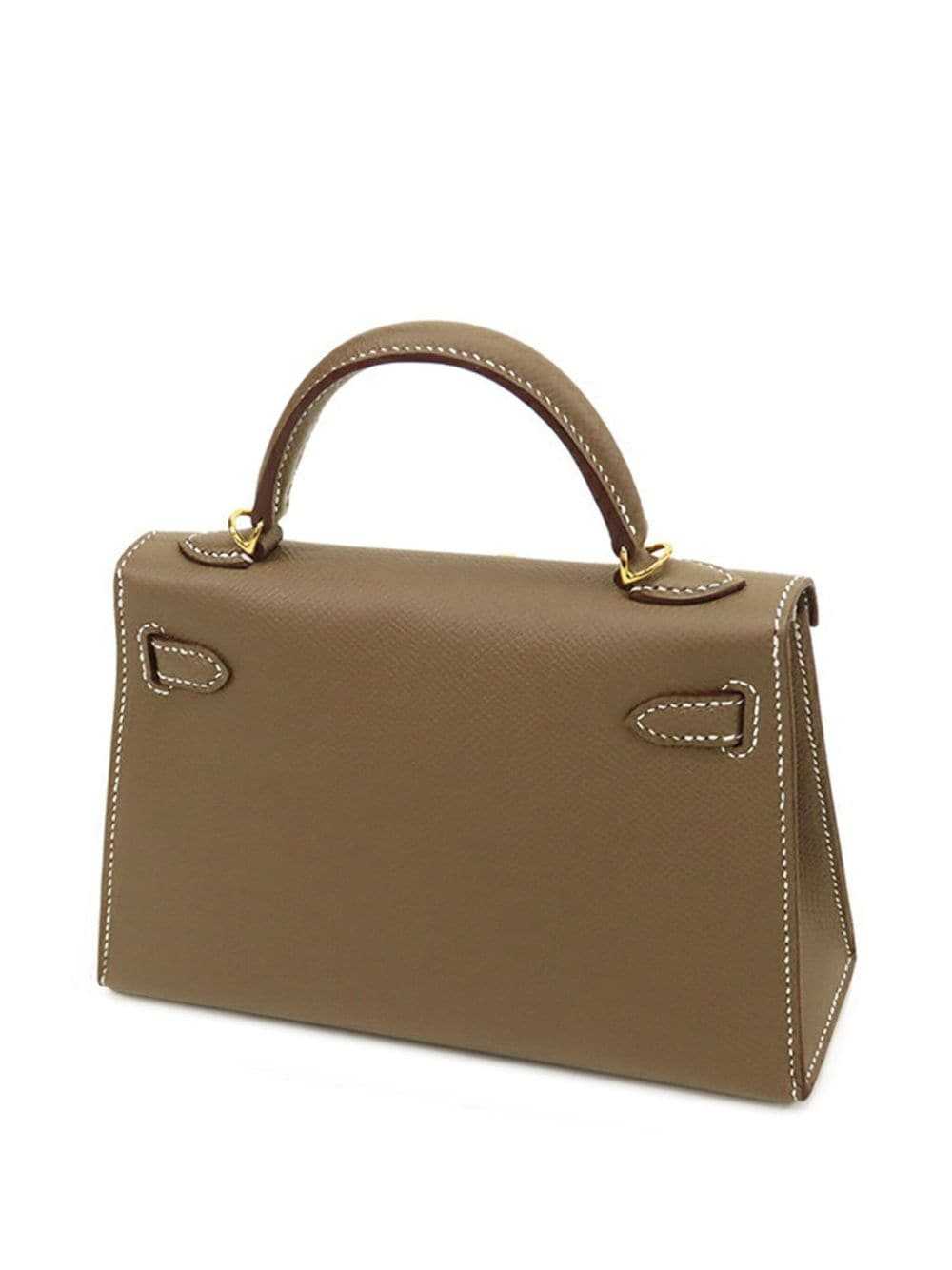 Hermès Pre-Owned 2024 Mini Epsom Kelly Sellier II… - image 3