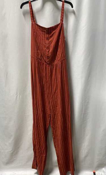 NWT Torrid Womens Rusty Red Pinstripe Sleeveless O