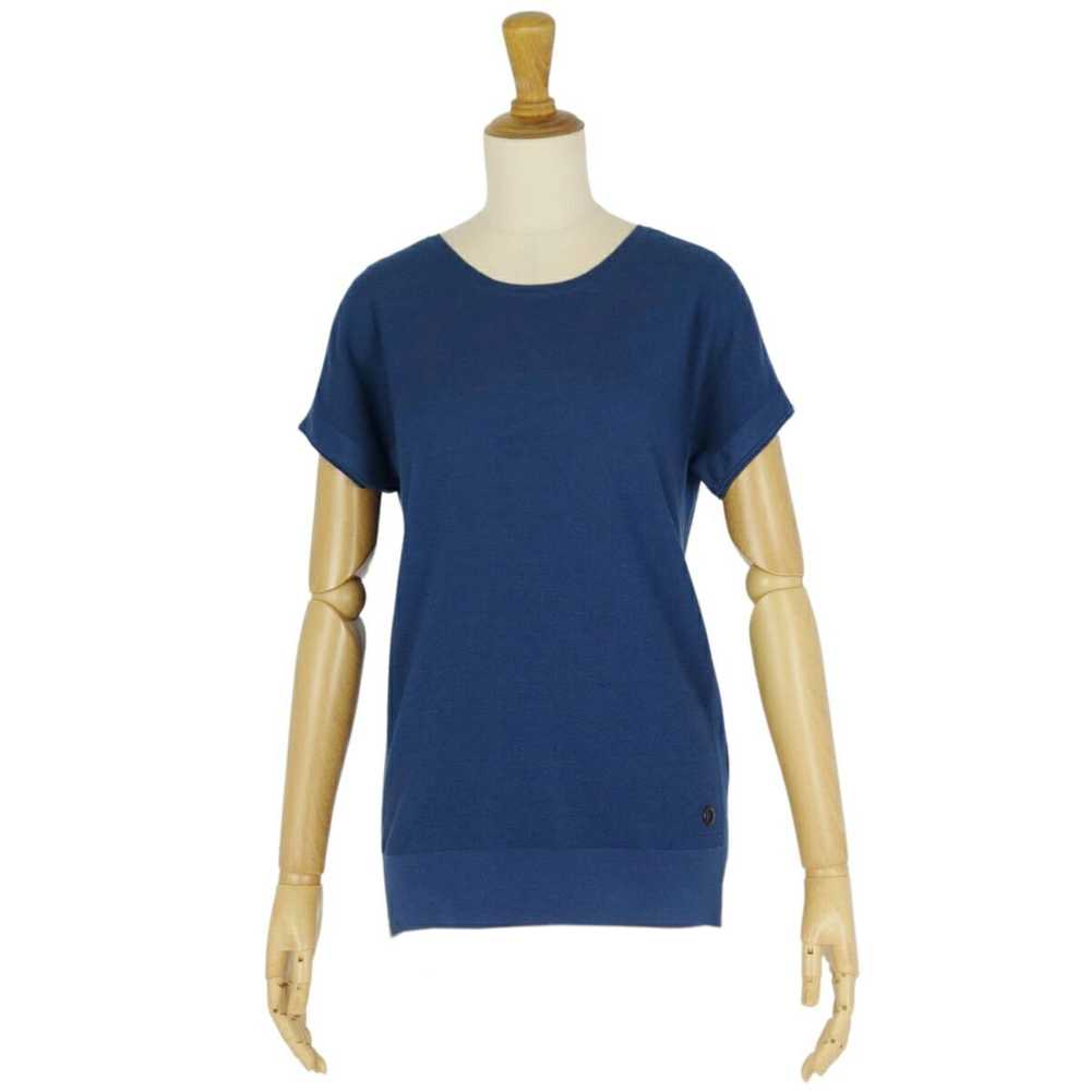 Loro Piana Knit Sweater Short Sleeve Silk Cotton … - image 2