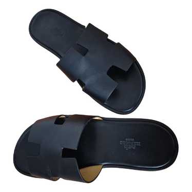 Hermès Izmir leather sandals - image 1