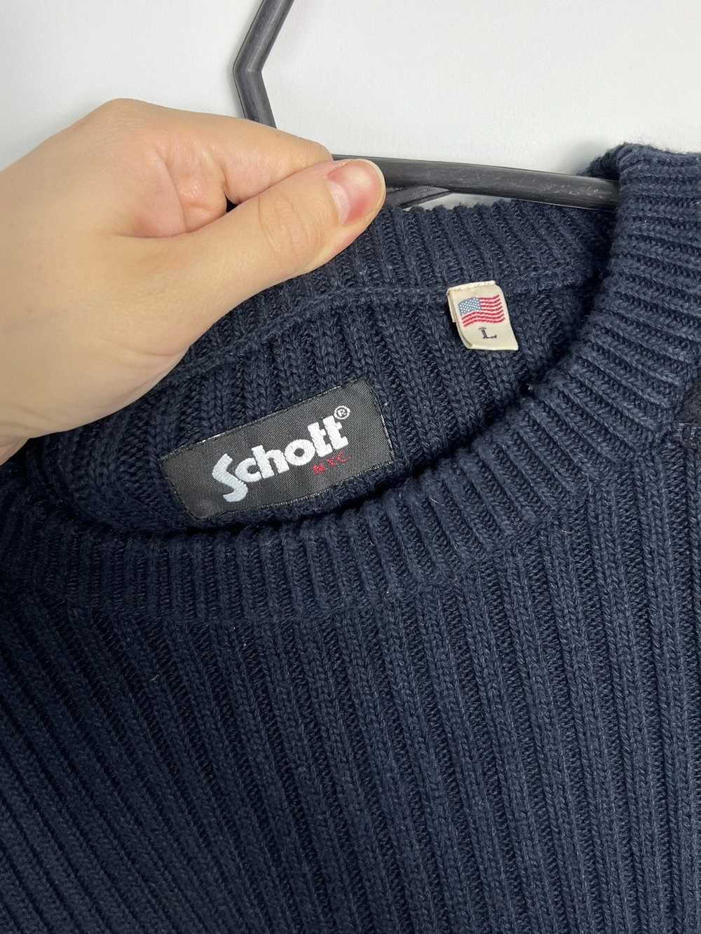 Schott × Vintage Heavy Sweater Schott NYC vintage… - image 5