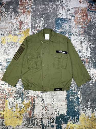 Avirex × Military × Streetwear AVIREX USN CVN-65 R