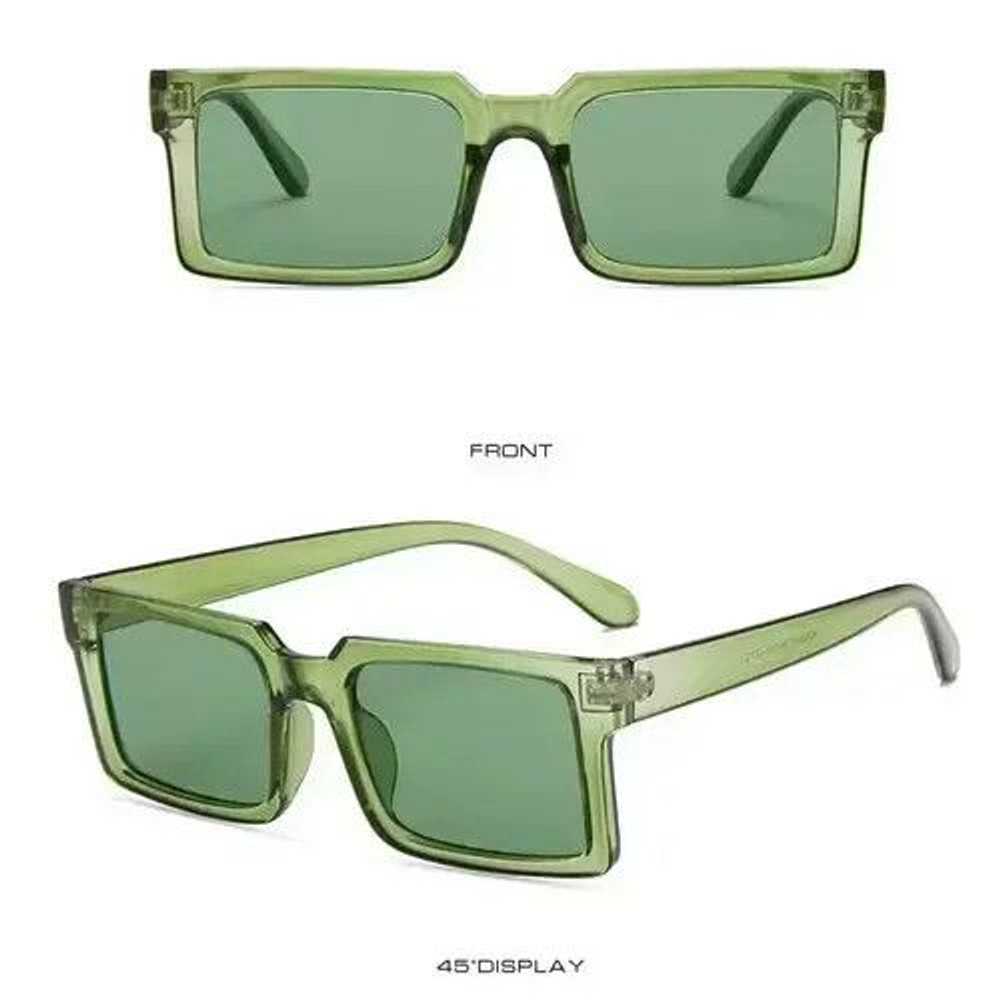 Streetwear Retro Square Small Vintage Sunglasses - image 3