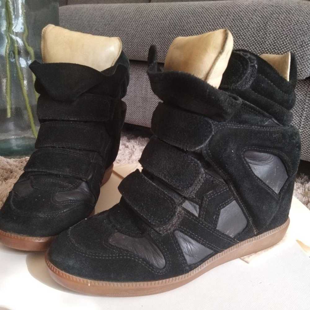 Isabel Marant Beckett leather trainers - image 2