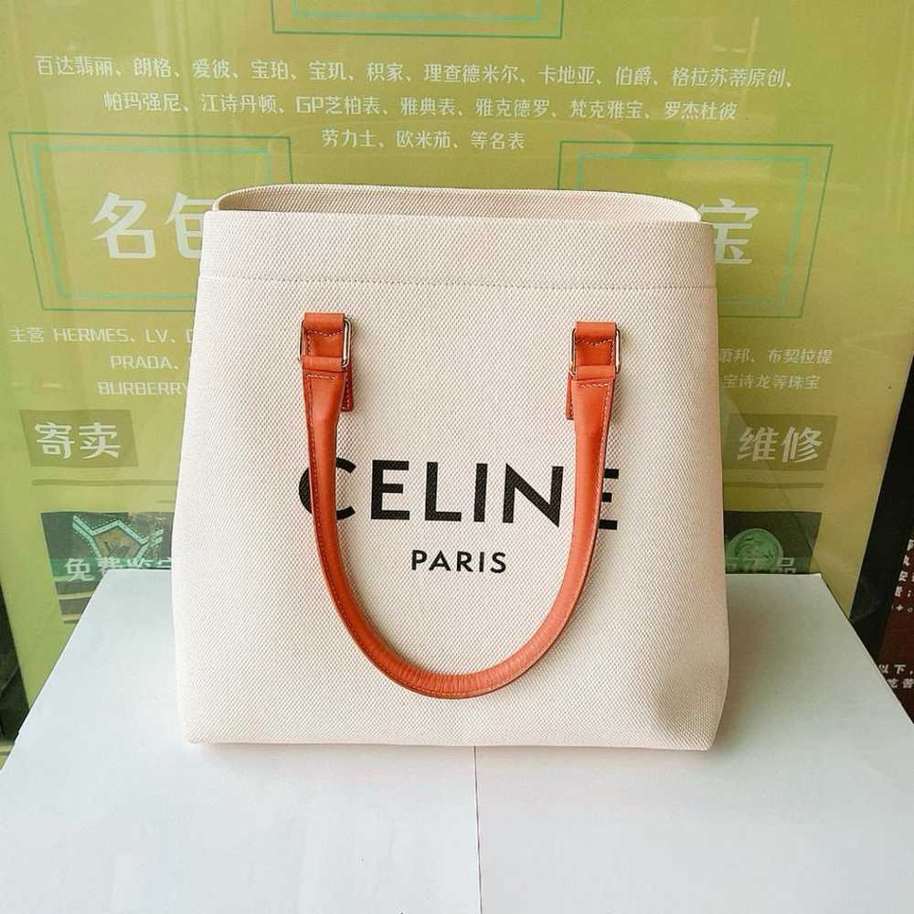 Celine Cabas Horizotal cloth tote - image 2