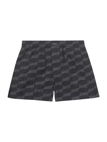 Balenciaga o1la1rc1a1024 BB Monogram Pyjama Shorts