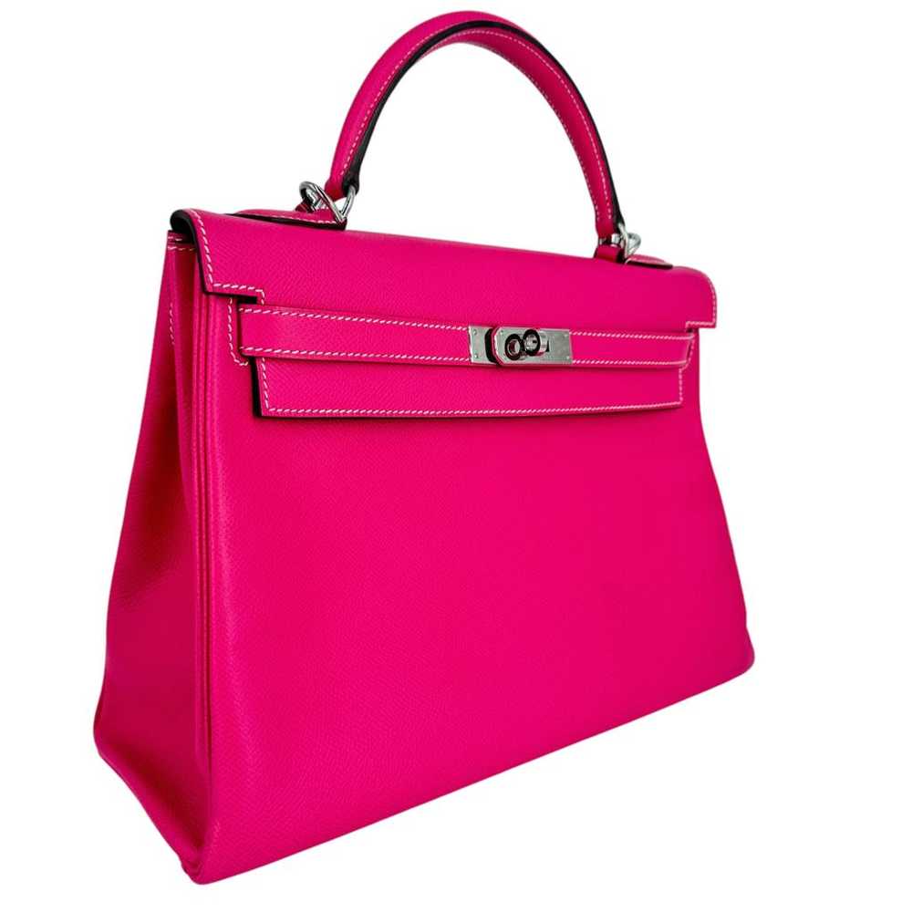 Hermès Kelly 32 leather handbag - image 2