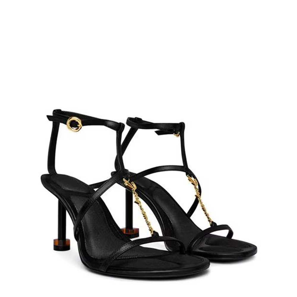 Jacquemus o1g2r1mq1024 Heeled Sandals in Black - image 3