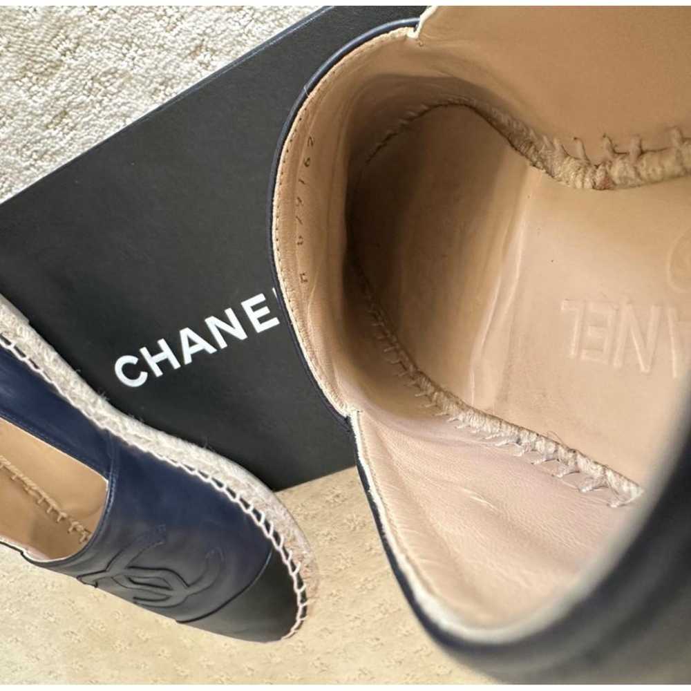 Chanel Leather espadrilles - image 8