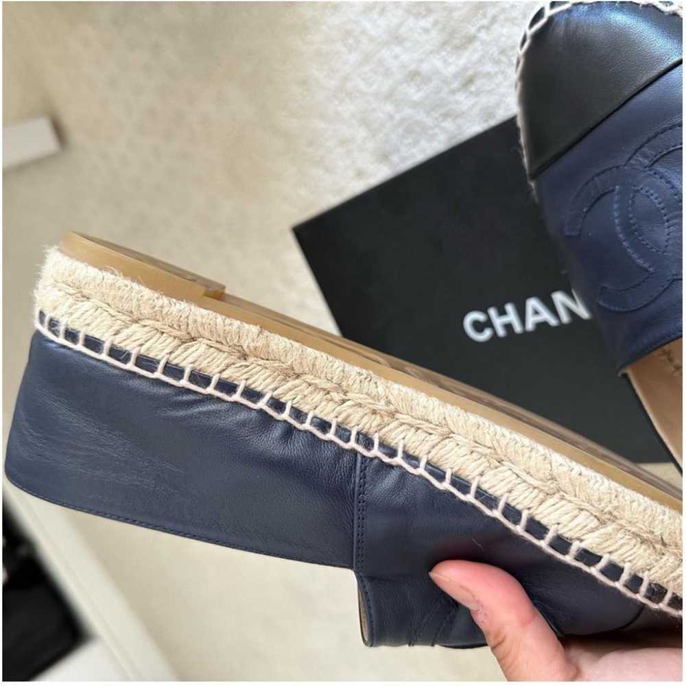 Chanel Leather espadrilles - image 9