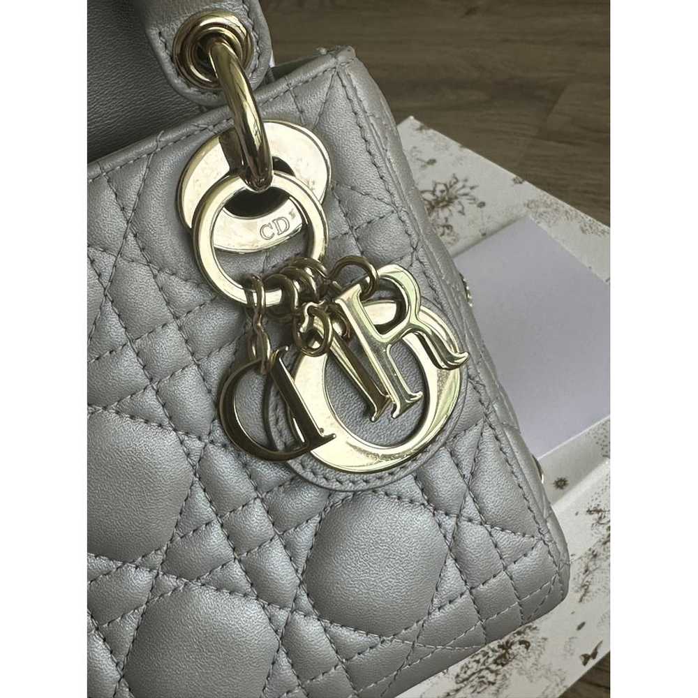 Dior Lady Dior leather handbag - image 2