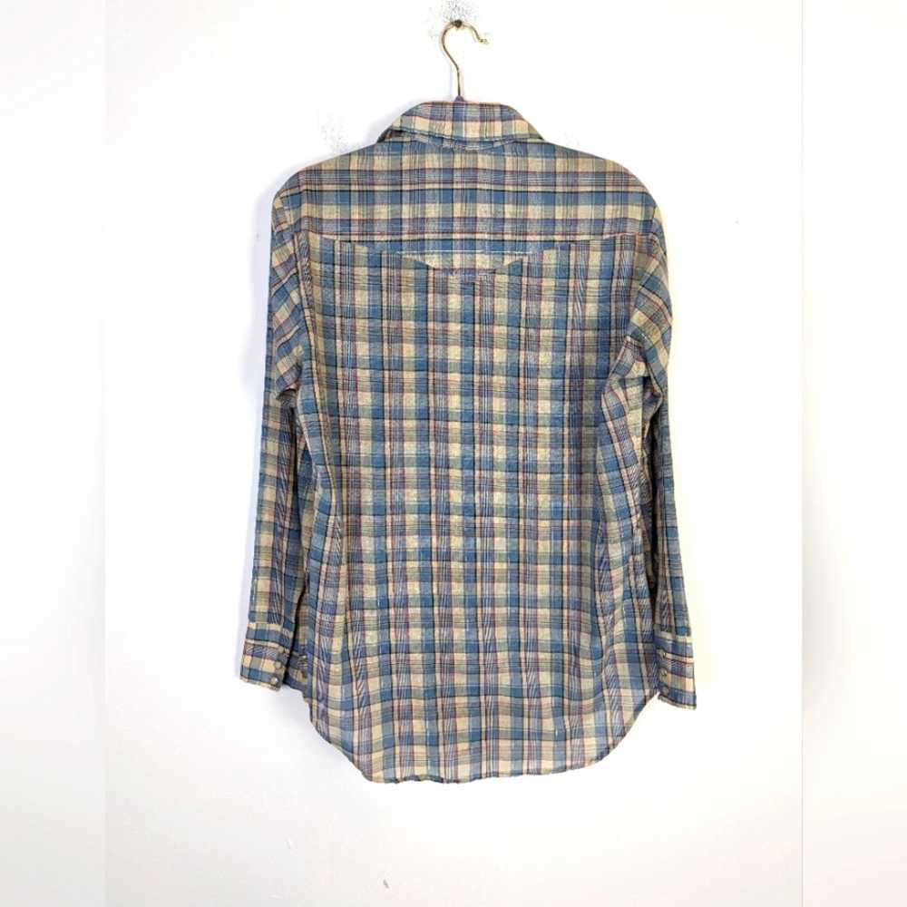 Vintage Vintage 70's Dee Dee Rangers Plaid Wester… - image 3