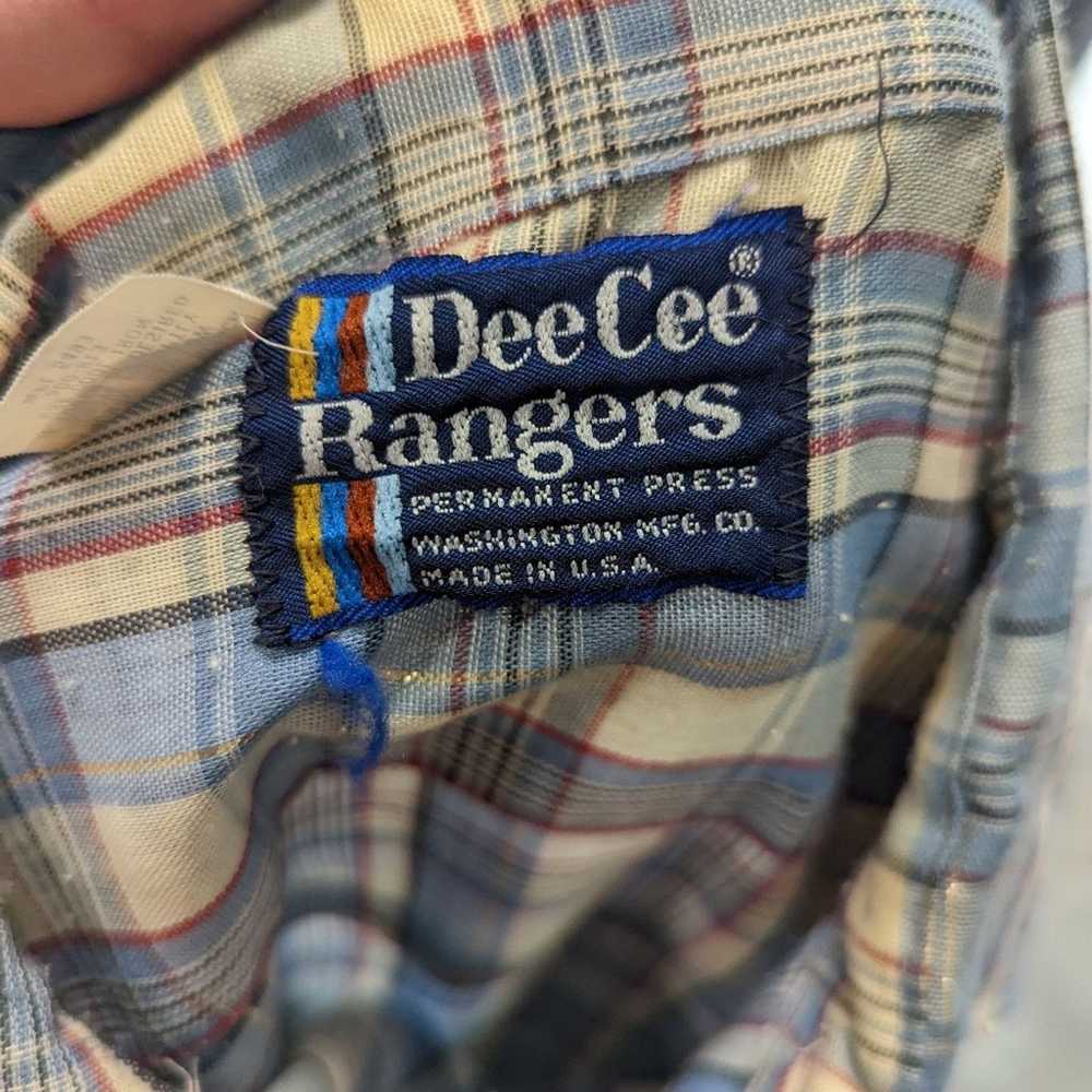 Vintage Vintage 70's Dee Dee Rangers Plaid Wester… - image 4