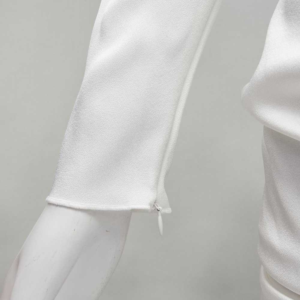 Alex Perry ALEX PERRY Blaze white ruched satin ba… - image 9