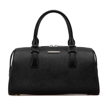 Black Burberry Leather Handbag