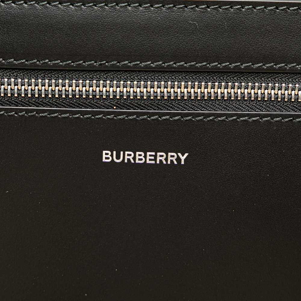 White Burberry Canvas Logo Tote - image 6