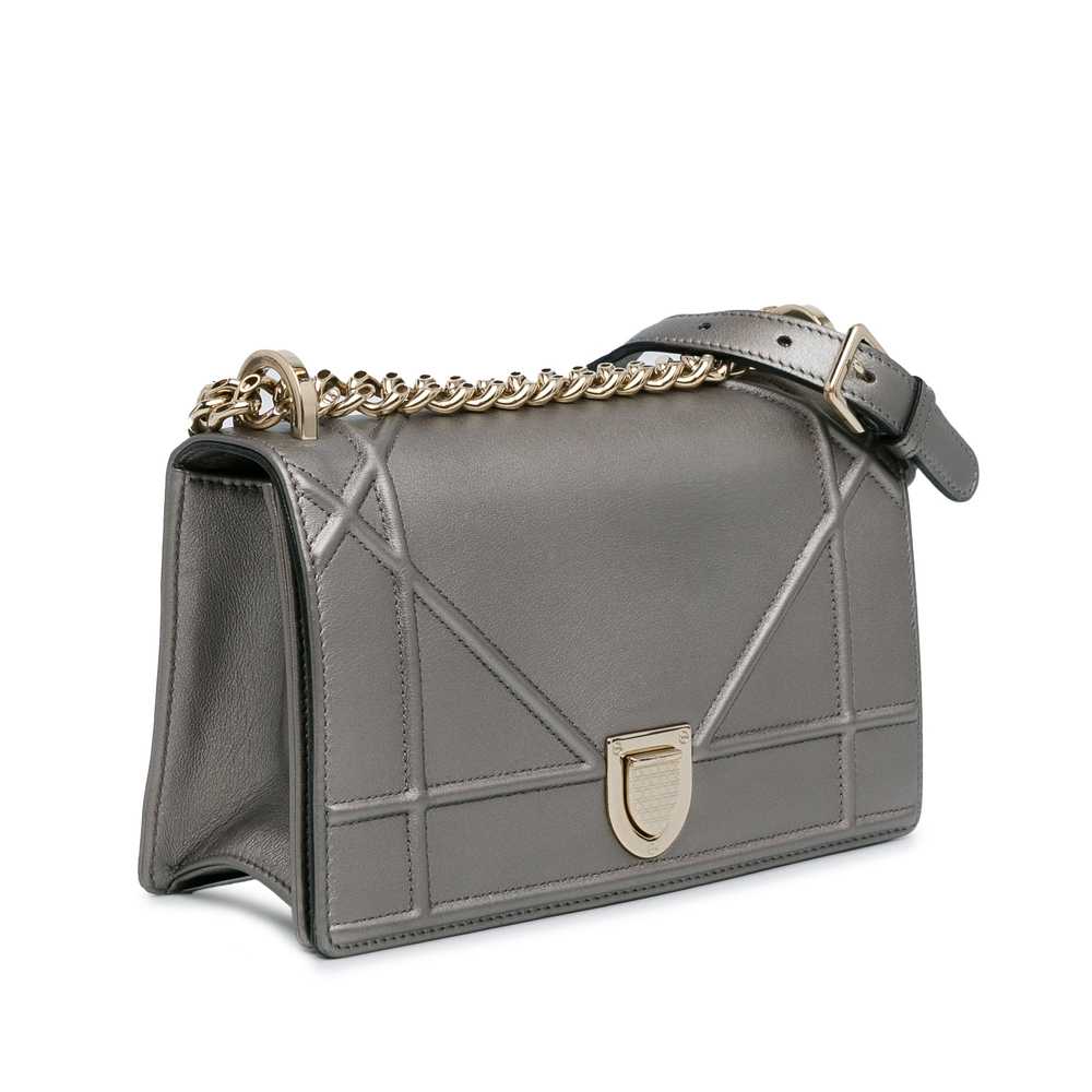 Silver Dior Small Diorama Flap Crossbody Bag - image 2