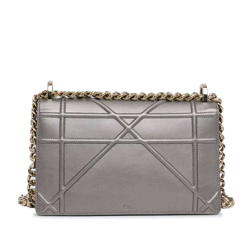 Silver Dior Small Diorama Flap Crossbody Bag - image 3