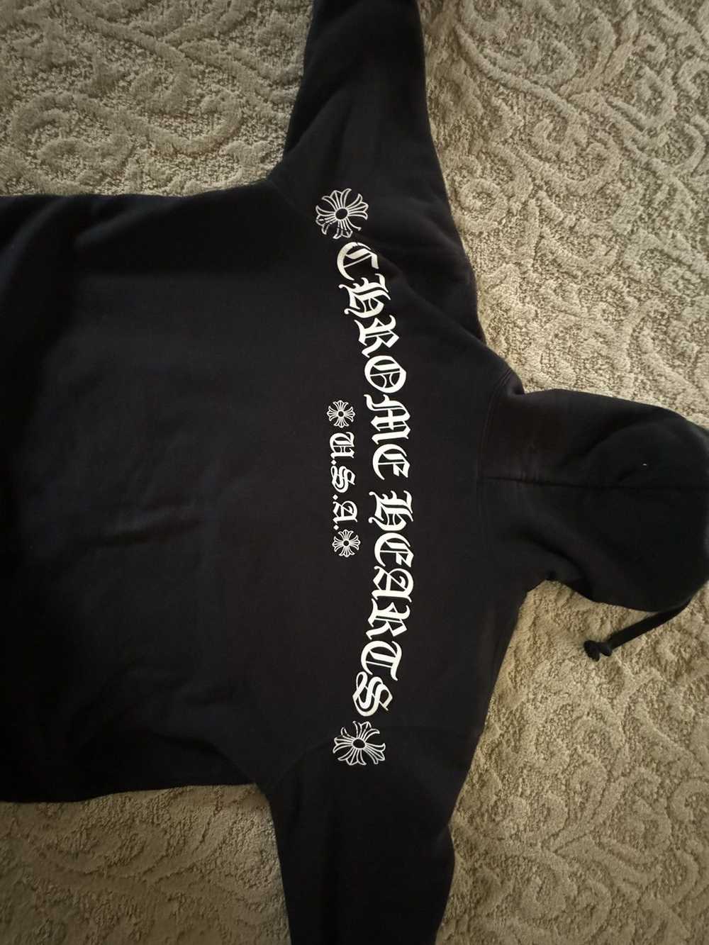 Chrome Hearts Chrome Hearts T Bar Logo Thermal Zi… - image 3