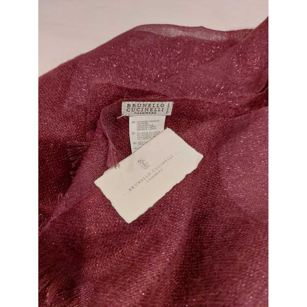 Brunello Cucinelli Cashmere scarf - image 5