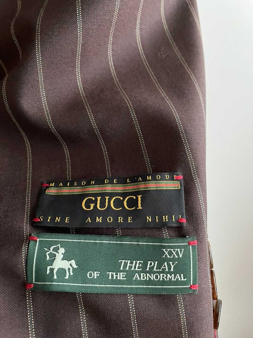 Gucci Rare $5k Value Super Runway Distressed Ripp… - image 2