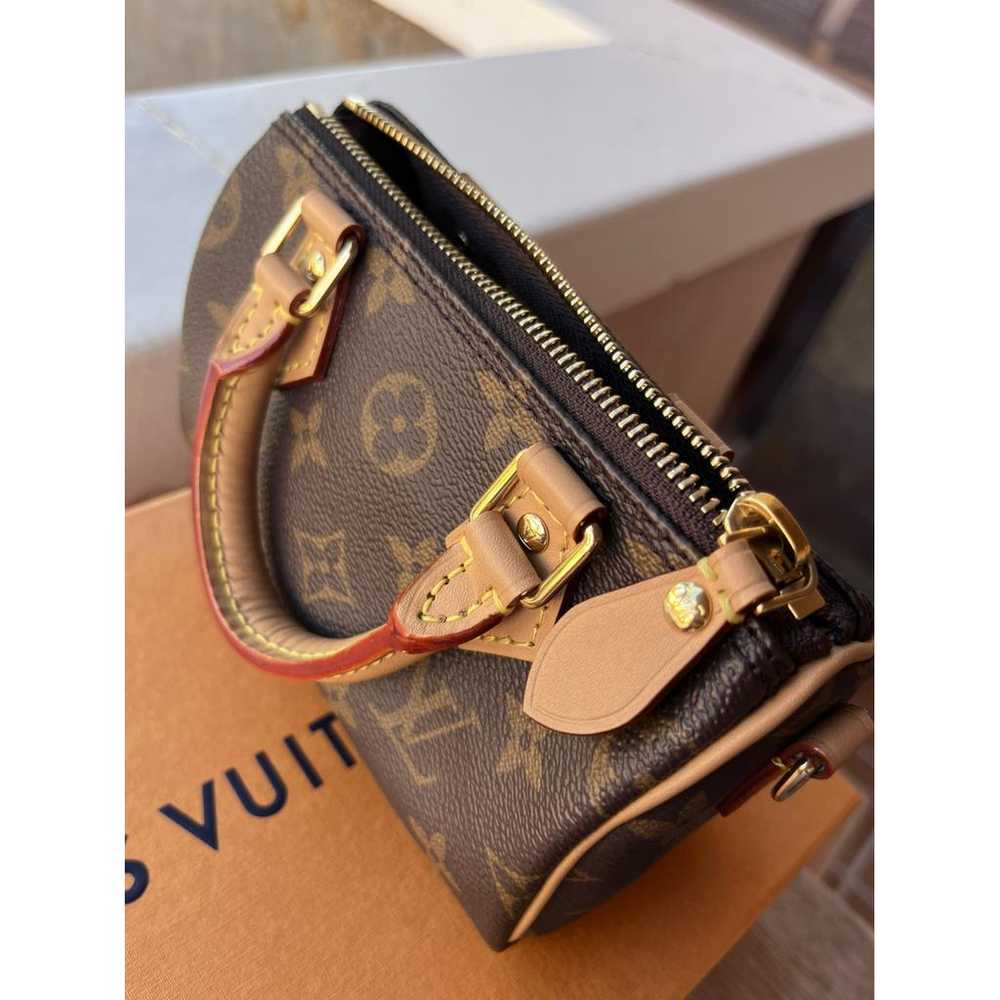 Louis Vuitton Nano Speedy / Mini Hl cloth crossbo… - image 3