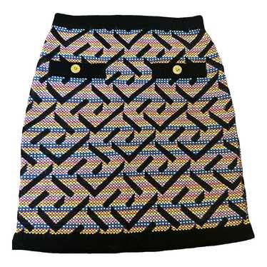 Versace Wool mini skirt - image 1