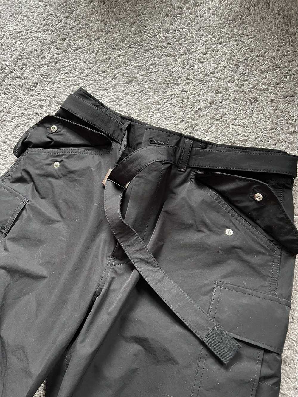 Sacai Sacai AW22 Black Military Cargo Pants Size 3 - image 9