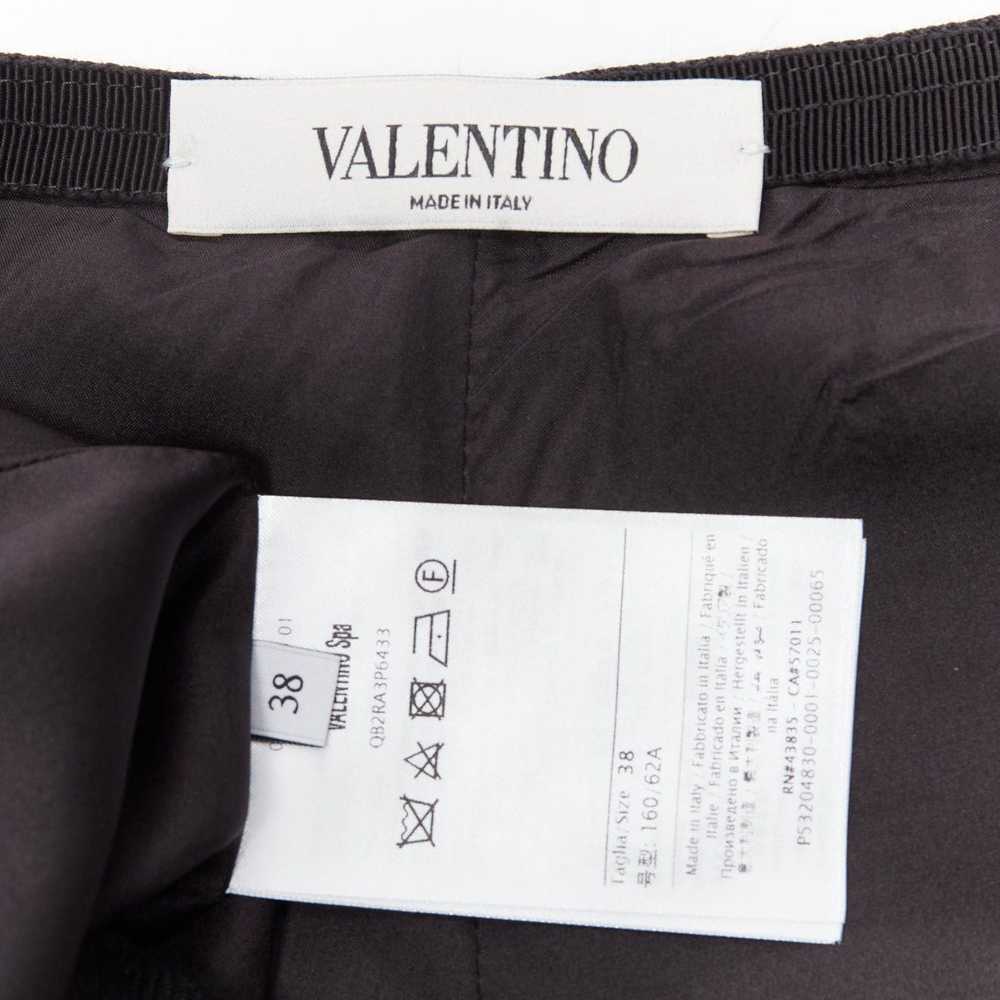 Valentino VALENTINO black virgin wool blend red b… - image 8