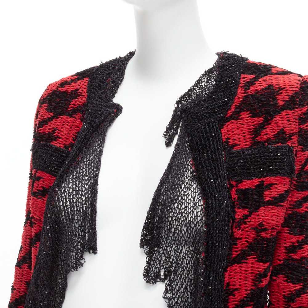 Balmain BALMAIN 2022 red black houndstooth destro… - image 2