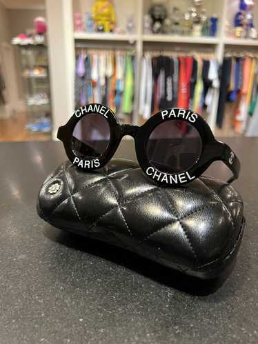 Chanel Archive Chanel Paris Runway Round Frame Sun