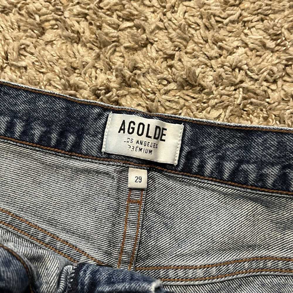 Agolde × Streetwear Micah Boyfriend Cut Off Distr… - image 3