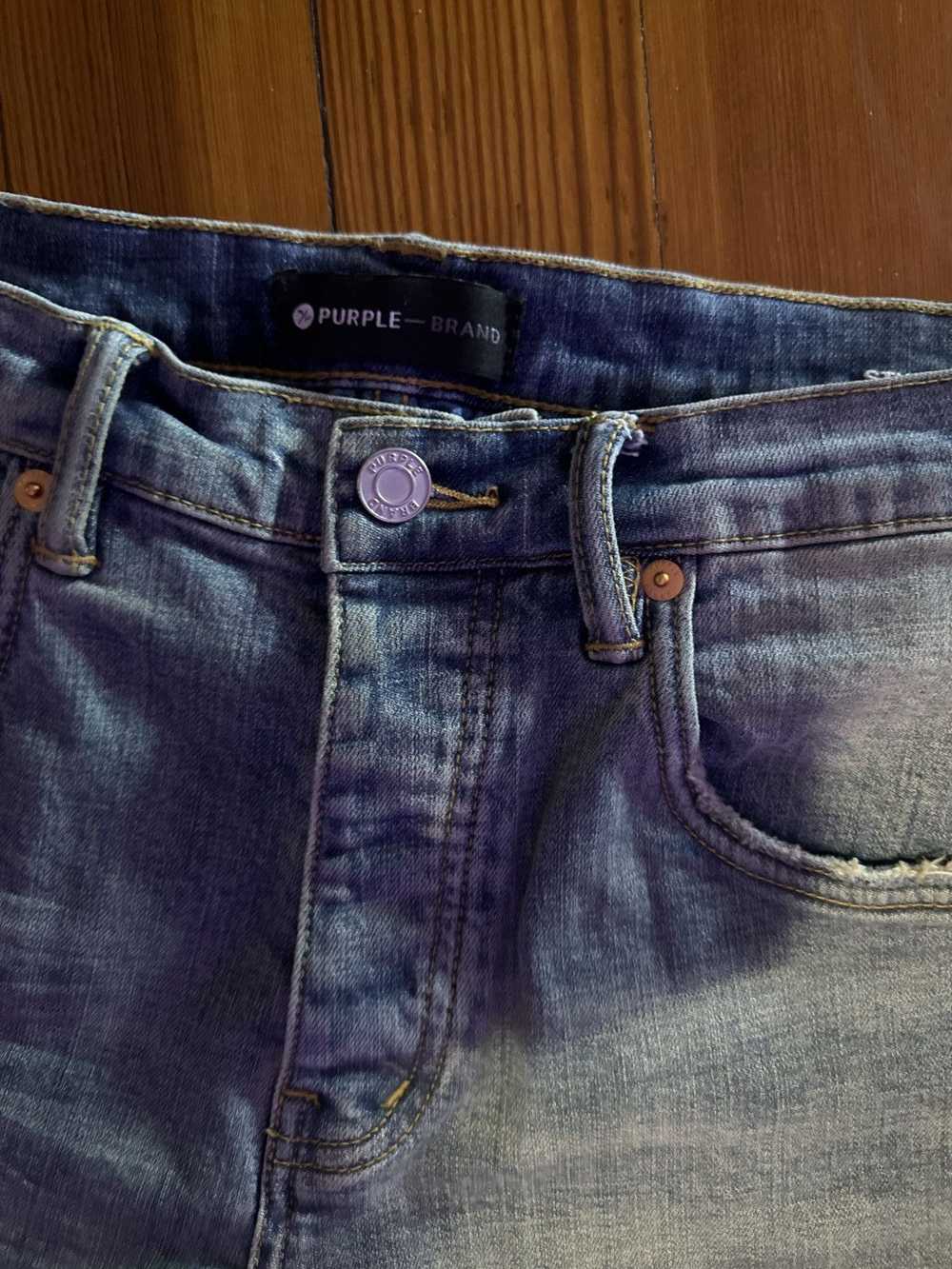 Purple Brand Purple Brand Paint Splatter Denim - image 2